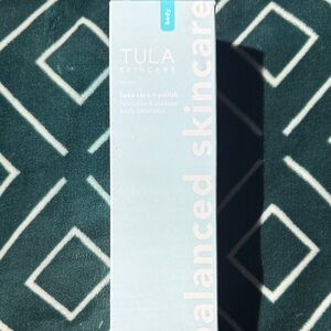 Tula Light Blue Body Exfoliator - White Accents